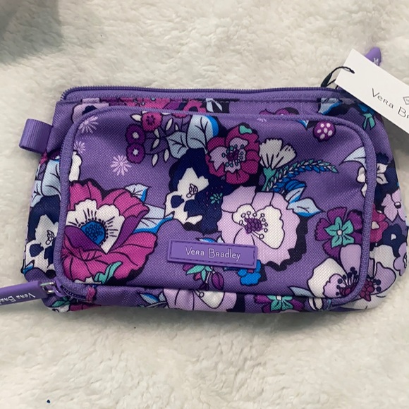 Vera Bradley Handbags - 💜🆕Vera Bradley Lighten Up Compact Organizer, Enchanted Garden